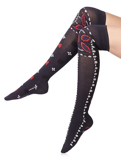 Sacai - Wool Knee-High Socks