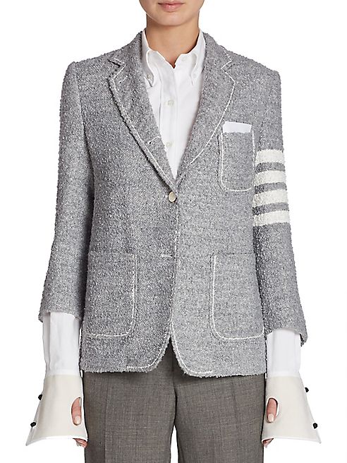 Thom Browne - Long Sleeve Textured Jacket