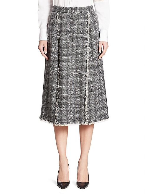 Thom Browne - Pleated High-Waist Skirt