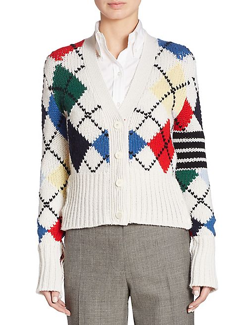 Thom Browne - Argyle Cardigan