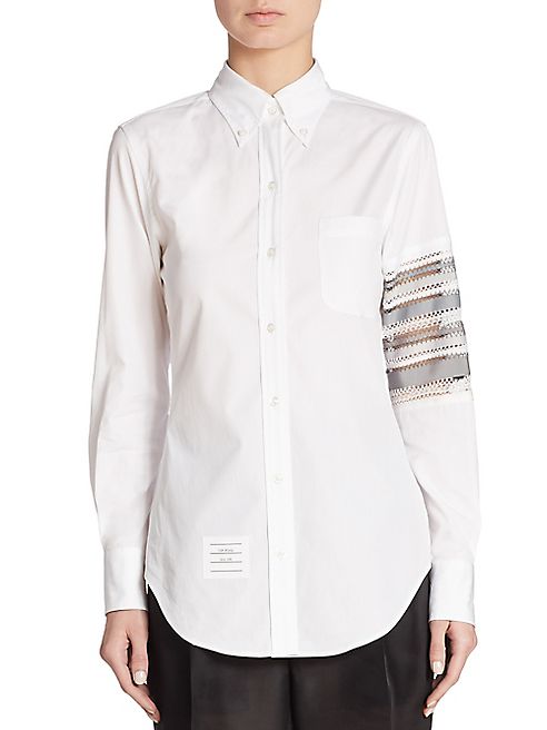 Thom Browne - Cotton Button-Down Shirt