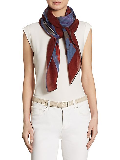 Loro Piana - Maxi Carré Place des Vosges Cashmere & Silk Scarf