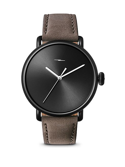 Shinola - Canfield Bolt Leather Strap Watch