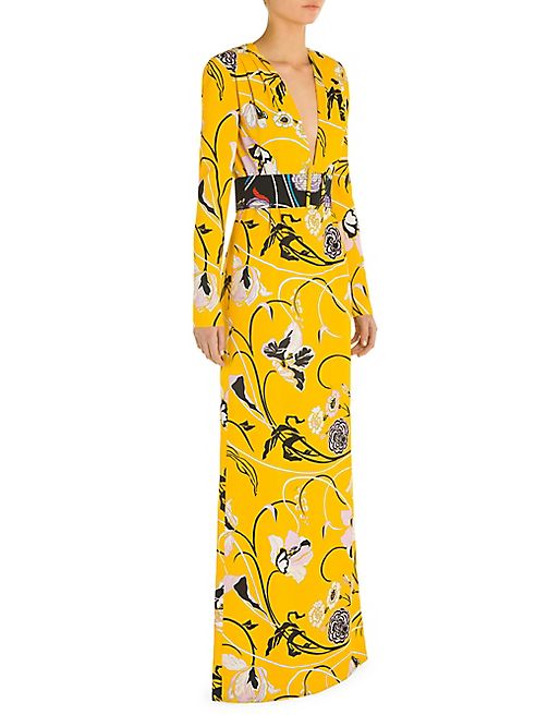 Emilio Pucci - Belted Long Dress