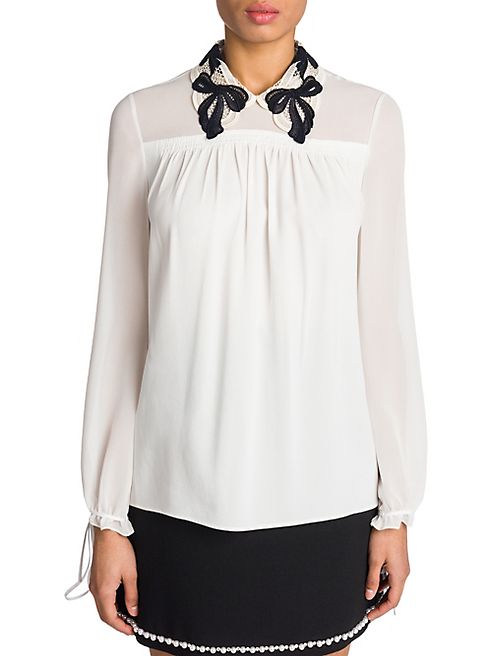 Miu Miu - Macramé Lace Top