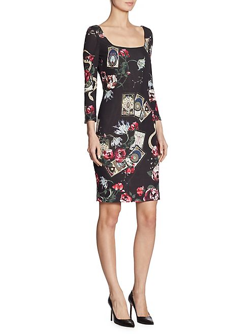 Roberto Cavalli - Floral-Print Jersey Dress