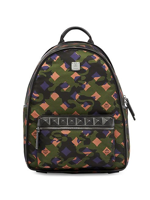 MCM - Dieter Munich Lion Camouflage Backpack