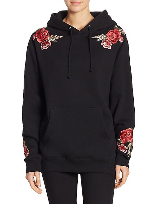 PAIGE - Darren Embroidered Hooded Sweatshirt