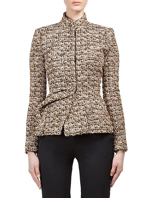 Lanvin - Tweed Mockneck Jacket