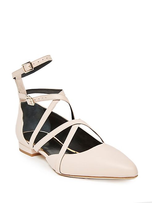 Lanvin - Strappy Leather Flats