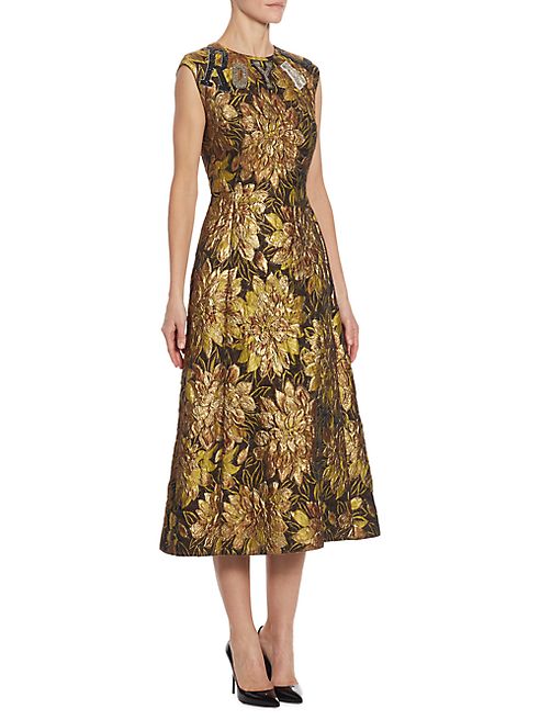 Dolce & Gabbana - Floral Jacquard Dress