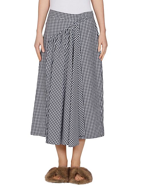 Simone Rocha - Gingham Plaid Skirt