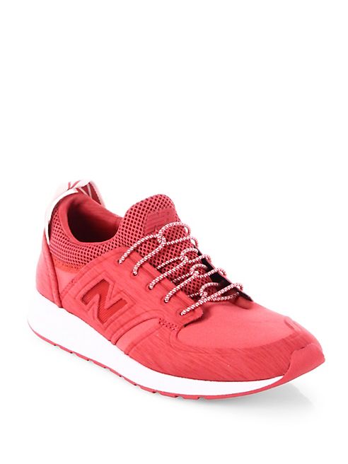 New Balance - Lace-Up Mesh Sneakers