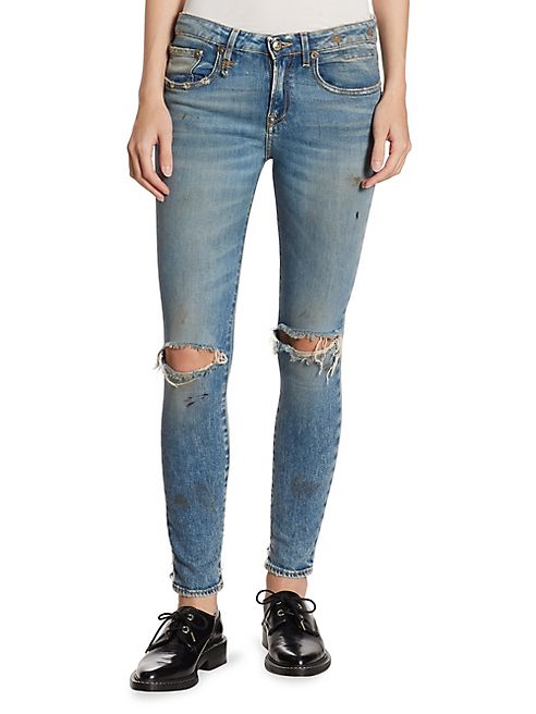 R13 - Alison Distressed Skinny Jeans