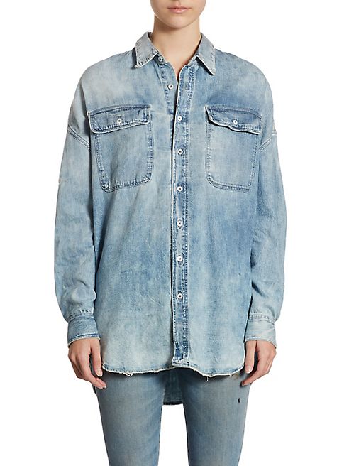 R13 - Oversized Denim Shirt