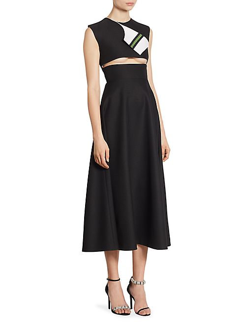 Calvin Klein Collection - Wool Cutout Dress