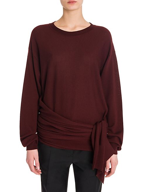 Jil Sander - Wool Side Knot Sweater