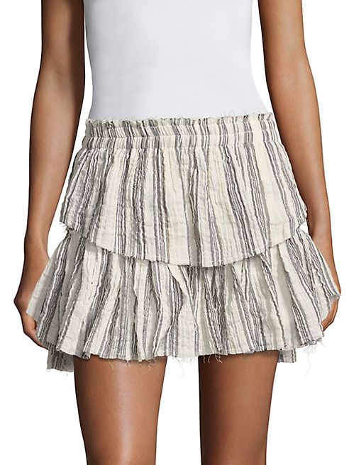 LOVESHACKFANCY - Ruffle Mini Skirt