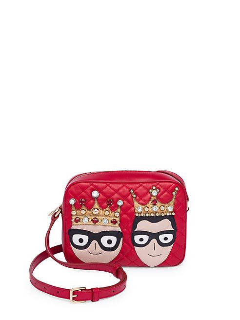 Dolce & Gabbana - King & Queen Leather Mini Bag