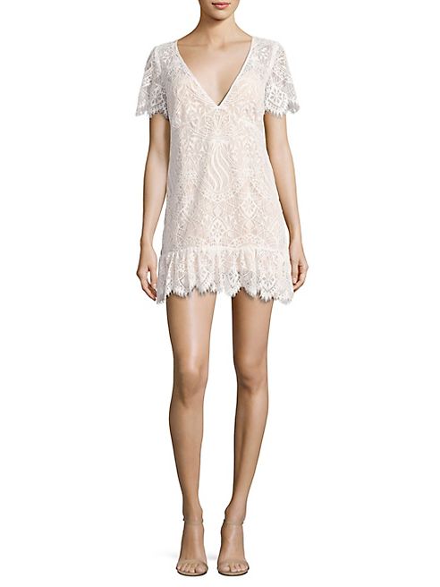 For Love & Lemons - Lily Lace Tee Dress