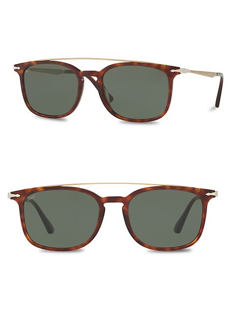 Persol - 54MM Rectangular Sunglasses