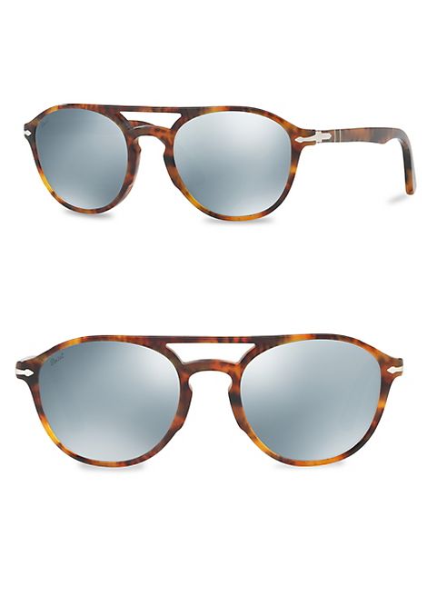 Persol - 55MM Mirror Phantos Sunglasses