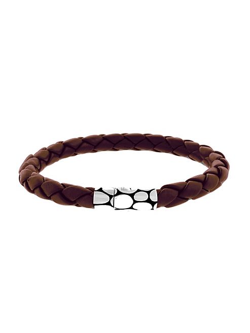 John Hardy - Woven Leather Bracelet