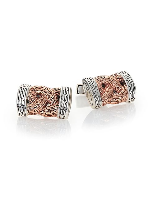 John Hardy - Classic Chain Braided Cuff Links