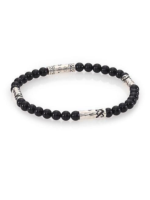 John Hardy - Mult-Station Black Onyx Bracelet