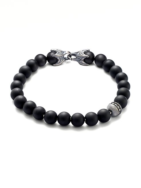 David Yurman - Spiritual Bead Bracelet/Onyx & Diamond