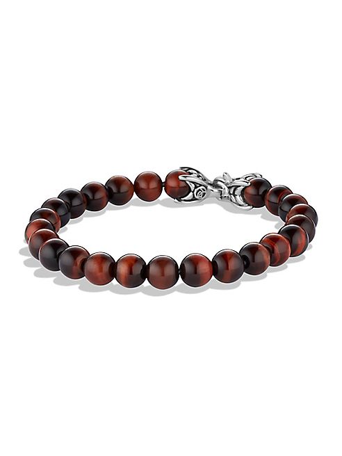 David Yurman - Spiritual Beads Red Tiger's Eye Bracelet