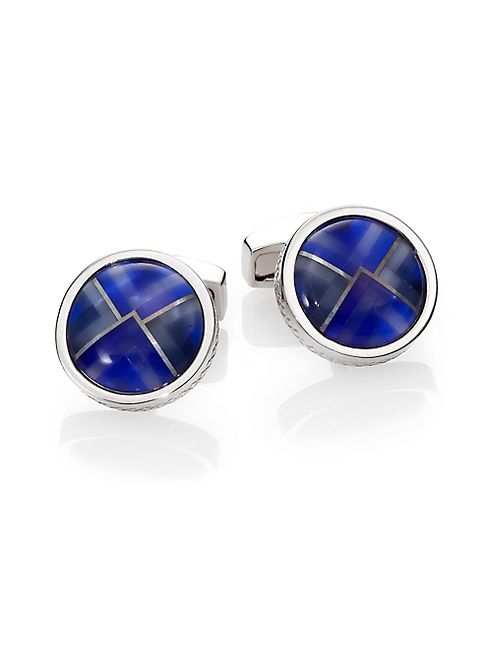 Tateossian - Rund Kaleidoscope Cuff Links