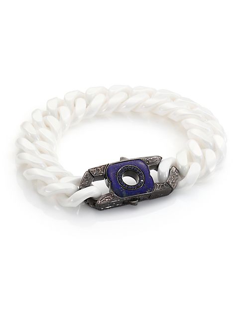 Stephen Webster - Blue Sapphire, Lapis & Sterling Silver Clasp