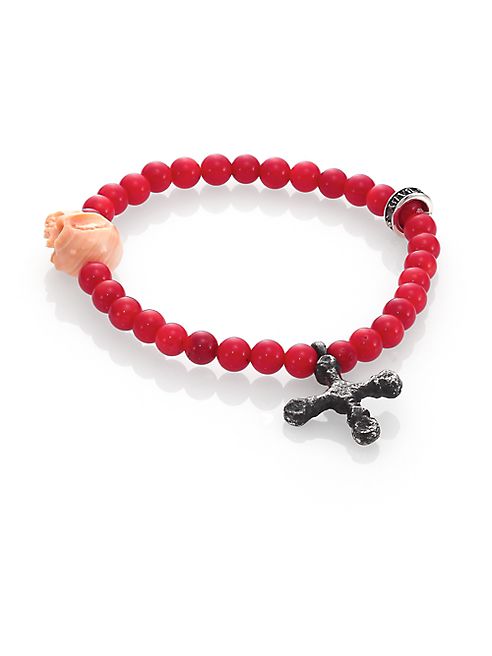 King Baby Studio - 6MM Coral Bead Bracelet