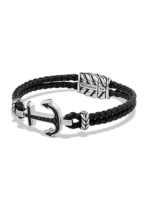 David Yurman - Pavé Black Diamond Anchor Bracelet