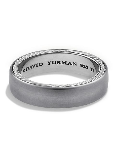 David Yurman - Streamline Narrow Band Ring