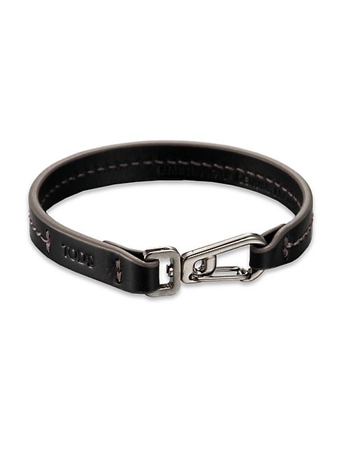 Tod's - Marina Topstitched Leather Bracelet