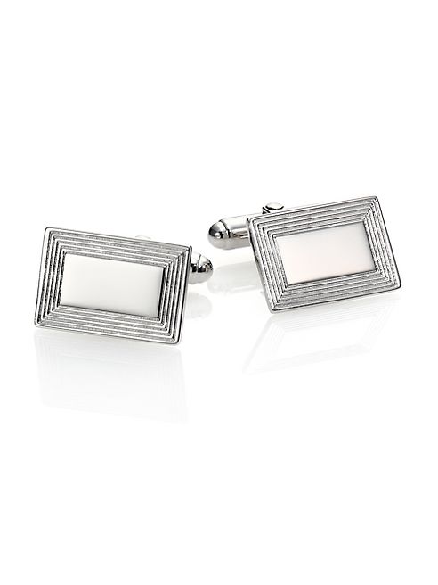 David Donahue - Sterling Silver Rectangle Cuff Links