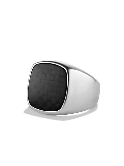 David Yurman - Exotic Stone Pietersite Signet Ring