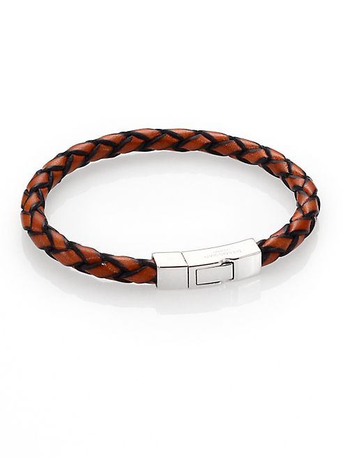 Tateossian - Scoubidou Braided Leather Bracelet