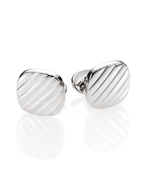 David Donahue - Diagonal Stripe Cuff Links