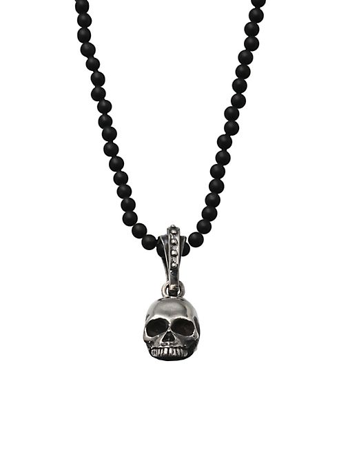 King Baby Studio - Hamlet Skull Beaded Necklace