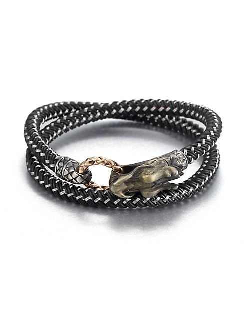 John Hardy - Braided Wrap Sterling Silver Bracelet