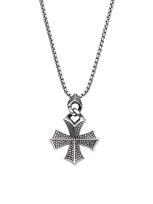 Stephen Webster - Sterling Silver Cross Necklace