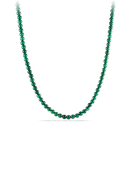 David Yurman - Spiritual Bead Green Onyx Necklace