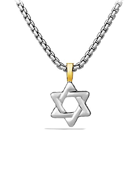 David Yurman - Cable Classics Gold Star of David Necklace