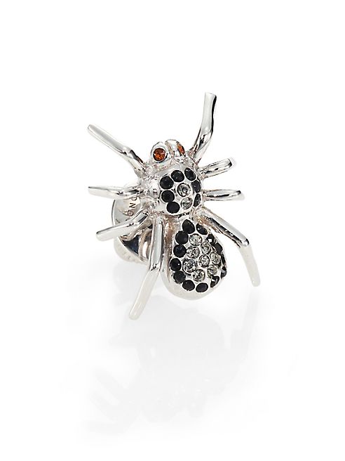 Tateossian - Swarovski Crystal Spider Lapel Pin