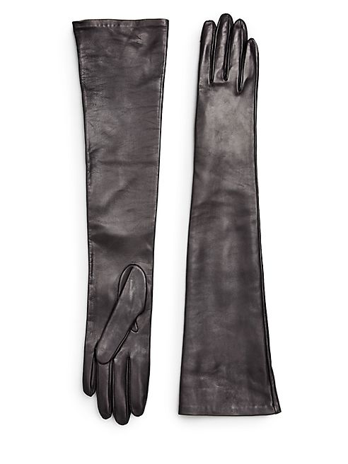 Saks Fifth Avenue Collection - Silk Lined Leather Gloves