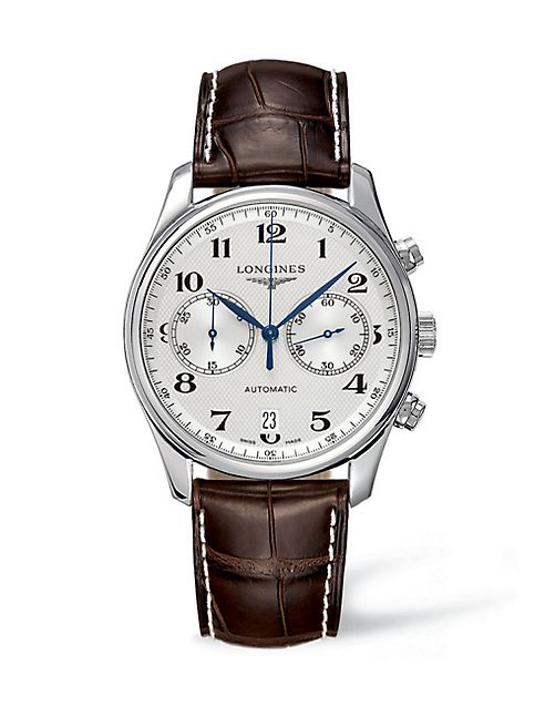 Longines - Alligator Strap Watch