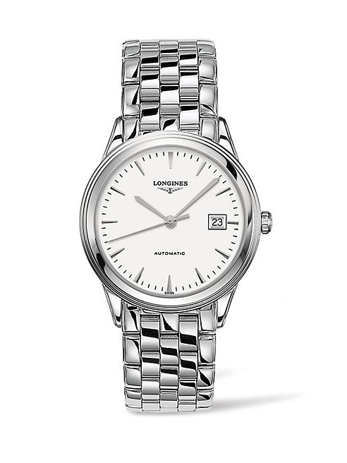 Longines - Analog Stainless Steel Automatic Bracelet Watch